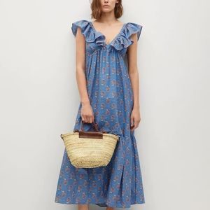 Organic cotton maxi dress from Mango